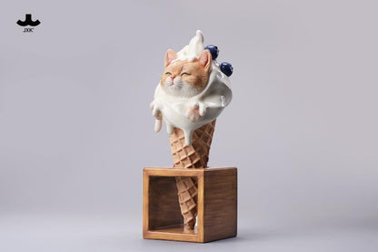 JxK.Studio Kitty Cone Cat Figure, 7-Inch Resin Display Piece - View 5