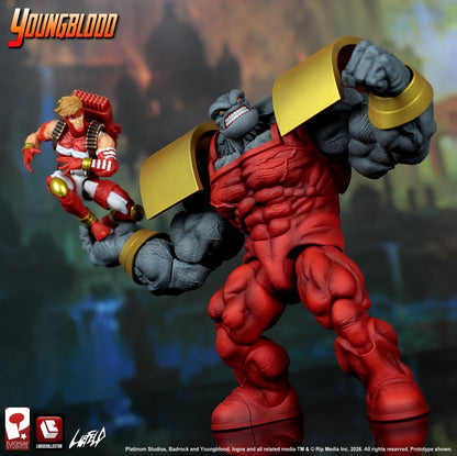 LooseCollector Rob Liefeld's Youngblood Badrock 1/12 Scale Action Figure, 9.5-Inch - View 3