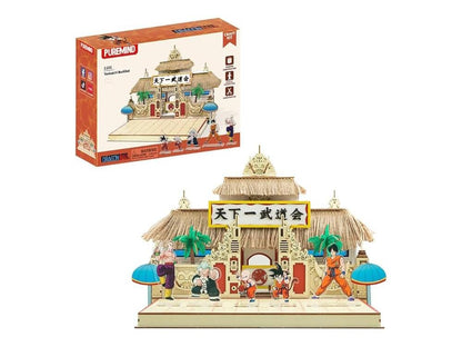 Puremind Dragon Ball Tenkaichi Budokai Wooden Construction Set with Acrylic Figures - View 2