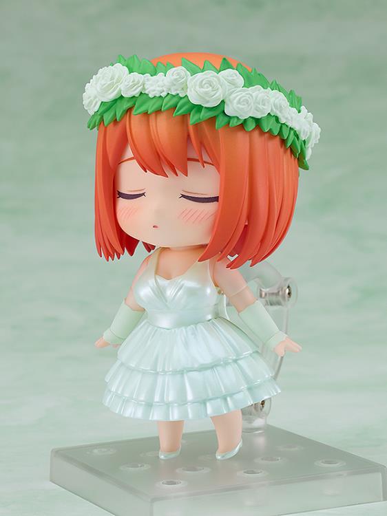 Good Smile The Quintessential Quintuplets Nendoroid No.2405 Yotsuba Nakano (Wedding Dress Ver.), 3.94-Inch - View 4