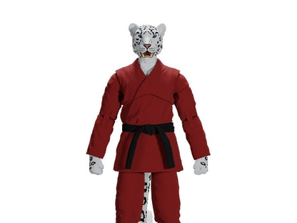 Icon Heroes Zoo Jitsu Fighters Shadow the Snow Leopard Red Gi Action Figure - View 2