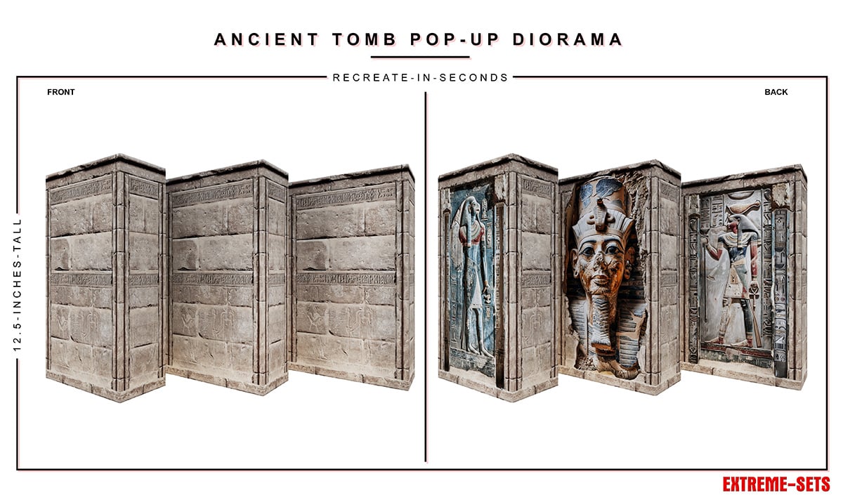 Extreme-Sets Ancient Tomb 1/12 Scale Pop-Up Diorama Multiverse Collection - View 8