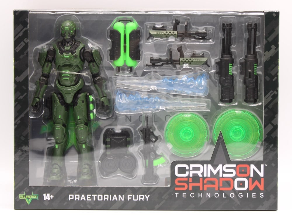 Valaverse Action Force Crimson Shadow Praetorian Fury 1/12 Scale Plastic Action Figure - View 9
