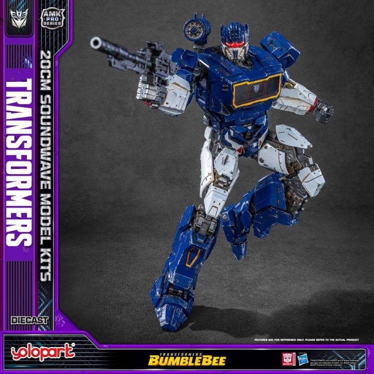 Yolopark Transformers: Bumblebee AMK Pro Soundwave 7.9-Inch Model Kit with Ravage - View 11