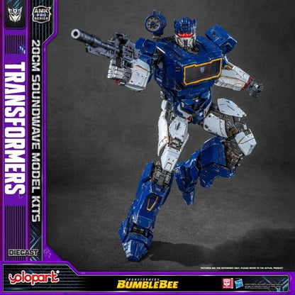 Yolopark Transformers: Bumblebee AMK Pro Soundwave 7.9-Inch Model Kit with Ravage - View 11