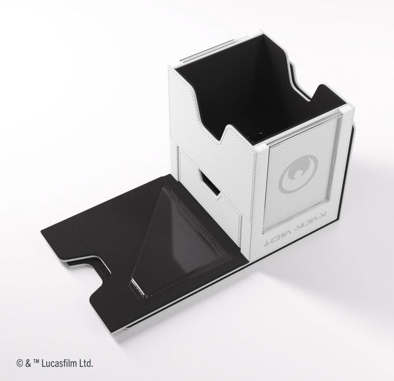 Gamegenic Star Wars: Unlimited Twin Suns White and Black Deck Pod in Hexafyber Material - View 7