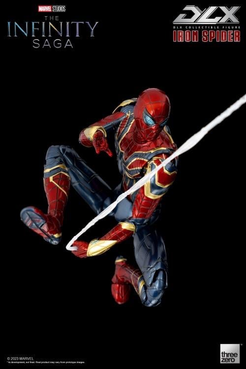 threezero Marvel Avengers: The Infinity Saga DLX Iron Spider 1/12 Scale 6.5-Inch Action Figure - View 6