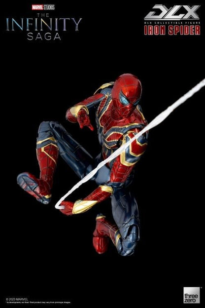 threezero Marvel Avengers: The Infinity Saga DLX Iron Spider 1/12 Scale 6.5-Inch Action Figure - View 6