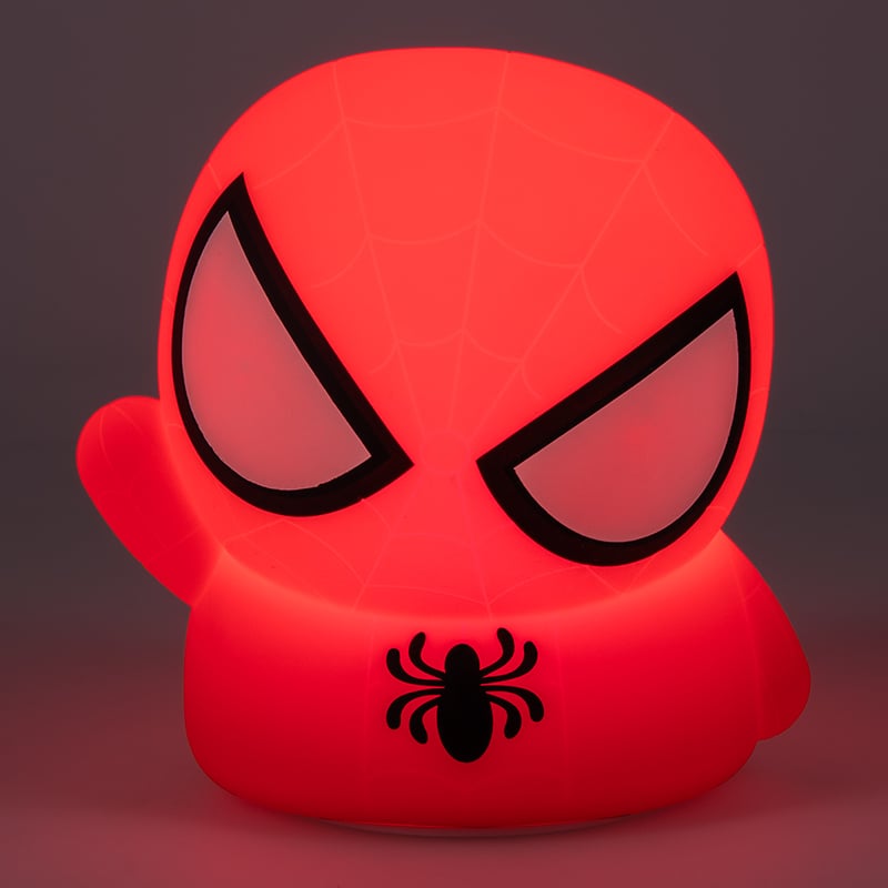 Paladone Marvel SquishyGlo Spider-Man Light, 5.5-Inch Silicone - View 8