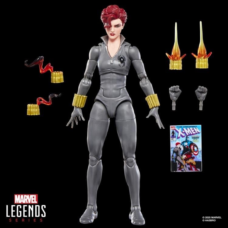 Hasbro Marvel Legends The Uncanny X-Men #268 Black Widow Action Figure - View 10