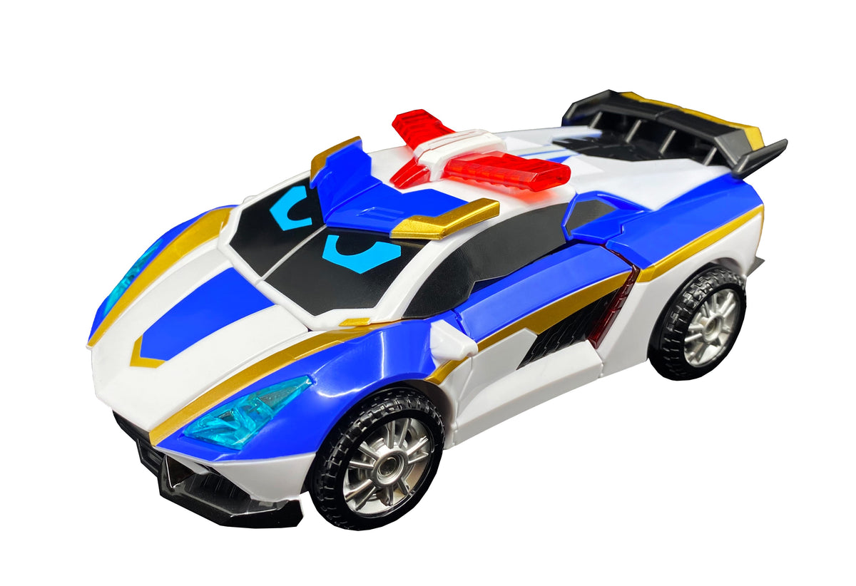 SAMG Metal Cardbot Blue Cop S Collectible Plastic Action Figure - View 6