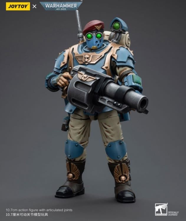 JoyToy Warhammer 40K Astra Militarum Tempestus Scions Command Squad 55th Kappic Eagles Grenadier 1/18 Scale Figure - View 8
