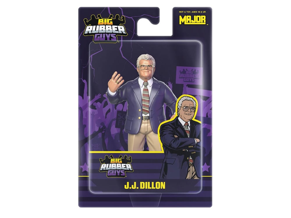 Major Big Rubber Guys J. J. Dillon 8-Inch Wrestling Figure - View 2