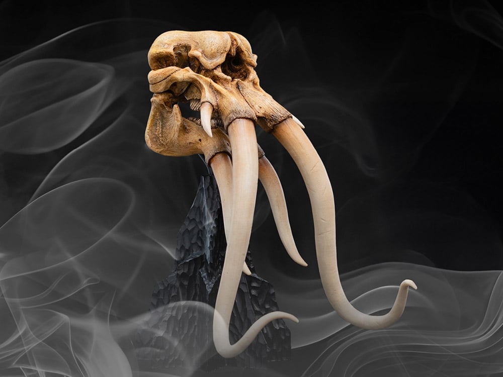 Weta Workshop The Lord of the Rings Skull of a Mumak Miniature Skull Replica (5.8-Inch) - View 2