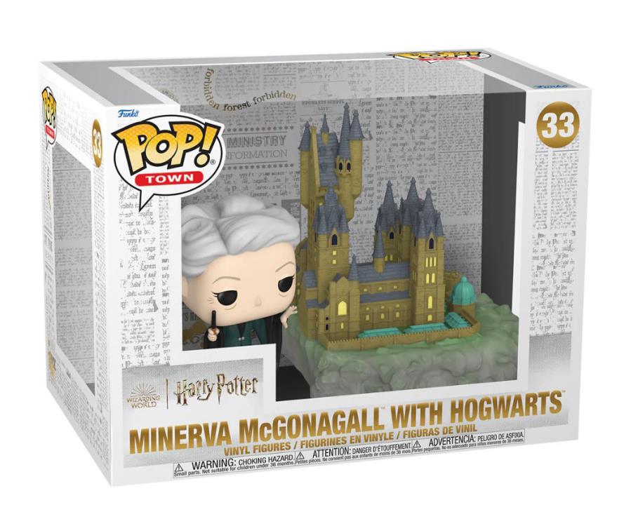 Funko Pop! Town Harry Potter Minerva McGonagall with Hogwarts Vinyl Figure Set - View 3