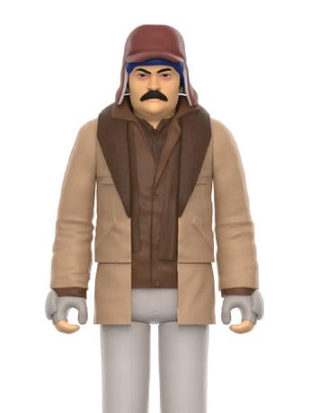 Super7 Parks and Recreation ReAction Ron Swanson Strep Throat Figure