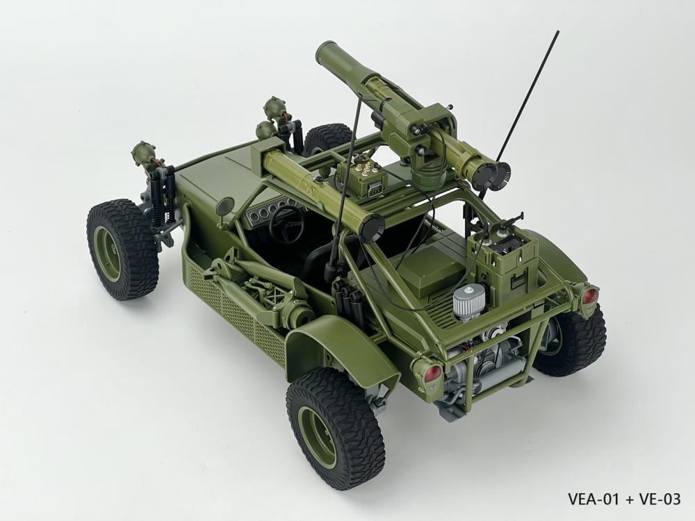 Fans Hobby VEA-01 Missile Launcher Set 1/12 Scale Plastic Accessory 4-Inch - View 13