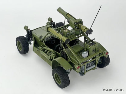 Fans Hobby VEA-01 Missile Launcher Set 1/12 Scale Plastic Accessory 4-Inch - View 13