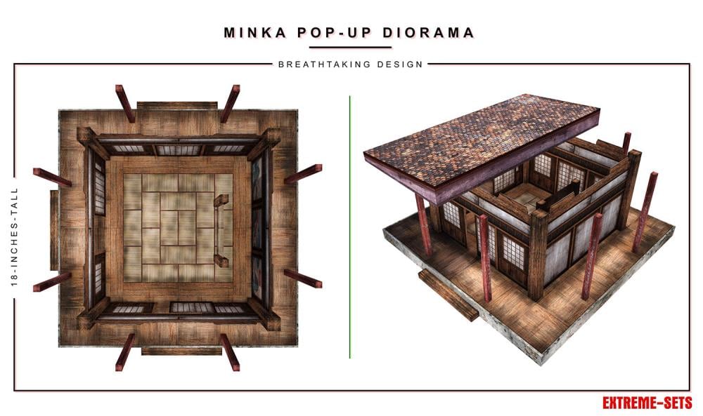 Extreme-Sets Minka 1/12 Scale Pop-Up Diorama, Multiverse Collection - View 12