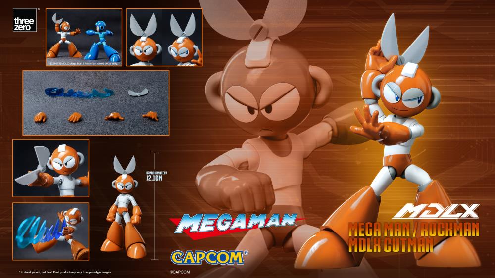 threezero Mega Man MDLX Cut Man 1/12 Scale 4.8-Inch Action Figure - View 15