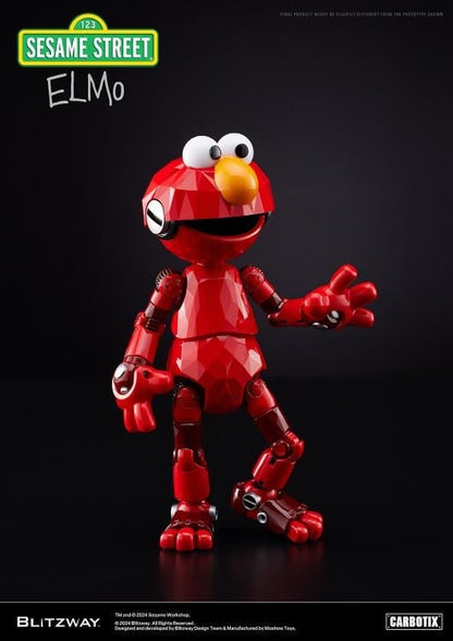 Blitzway Sesame Street Carbotix Elmo Action Figure, 6.7-Inch ABS and Die-Cast - View 6