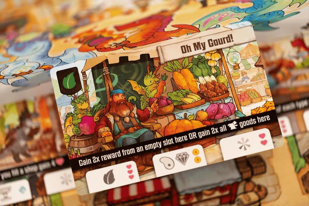 Cardboard Alchemy Flamecraft Dragon-Themed Board Game - View 6