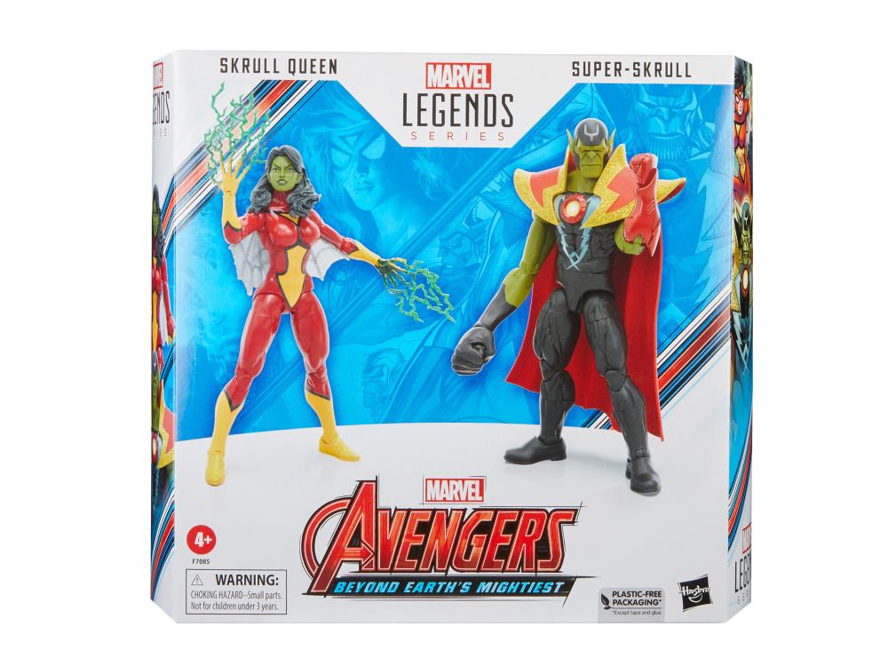 Hasbro Marvel Legends The Avengers 60th Anniversary Skrull Queen and Super Skrull Action Figure Two-Pack - View 21