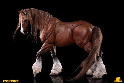 Fish Toys D20studio Wilderness Series Horse Basic Brown A Ver. 1/12 Scale Action Figure - View 3