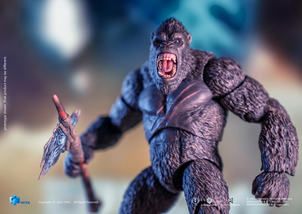 Hiya Toys Godzilla vs. Kong Exquisite Basic Series Kong 6-Inch Action Figure - View 4
