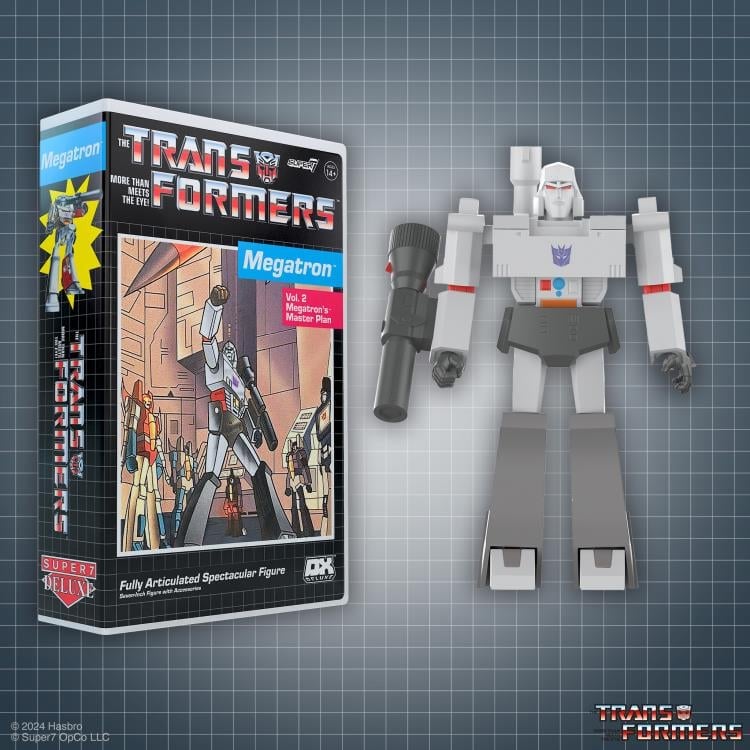 Super7 Transformers Deluxe Megatron (VHS) DX Deluxe Action Figure - View 5