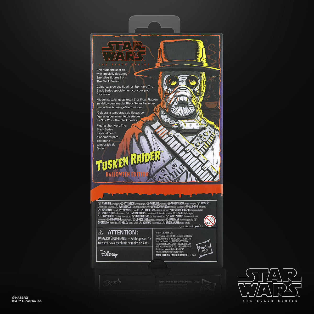 Hasbro Star Wars: The Black Series Tusken Raider Halloween Edition Plastic Action Figure - View 14