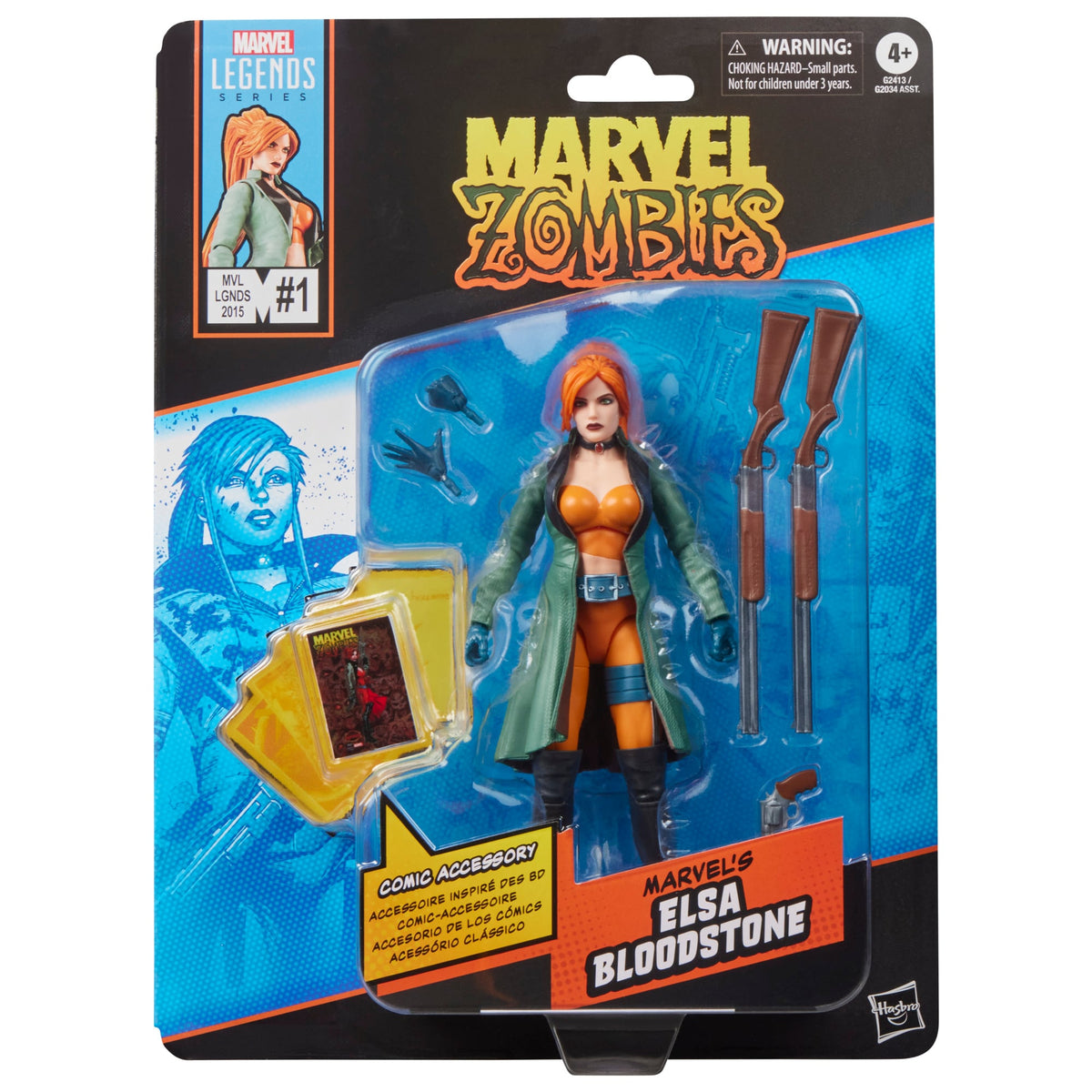 Hasbro Marvel Zombies #1 Marvel Legends Marvel's Elsa Bloodstone Action Figure - View 10