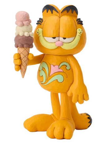 Enesco Jim Shore Garfield with Ice Cream Figurine 7-Inch