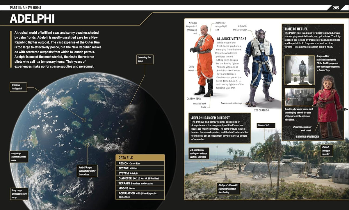 DK Publishing Star Wars: The Mandalorian Visual Guide with Grogu, Razor Crest, Moff Gideon, Fennec Shand - View 8