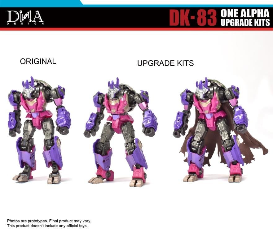 DNA Design DK-83 One Alpha Upgrade Kit ABS and PVC Model Accessory Set - View 4