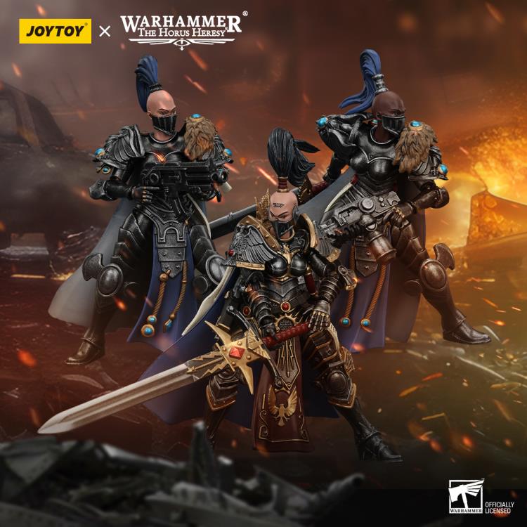 JoyToy Warhammer The Horus Heresy Sisters of Silence Argent Lynx Vigilator Cadre Vigilator 1/18 Scale Action Figure (Ver. 1) - View 9