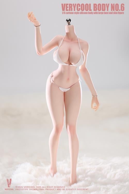 Very Cool Female Body No.6 Voluptuous Physique (Ver. C) 1/6 Scale Silicone Figure - View 11