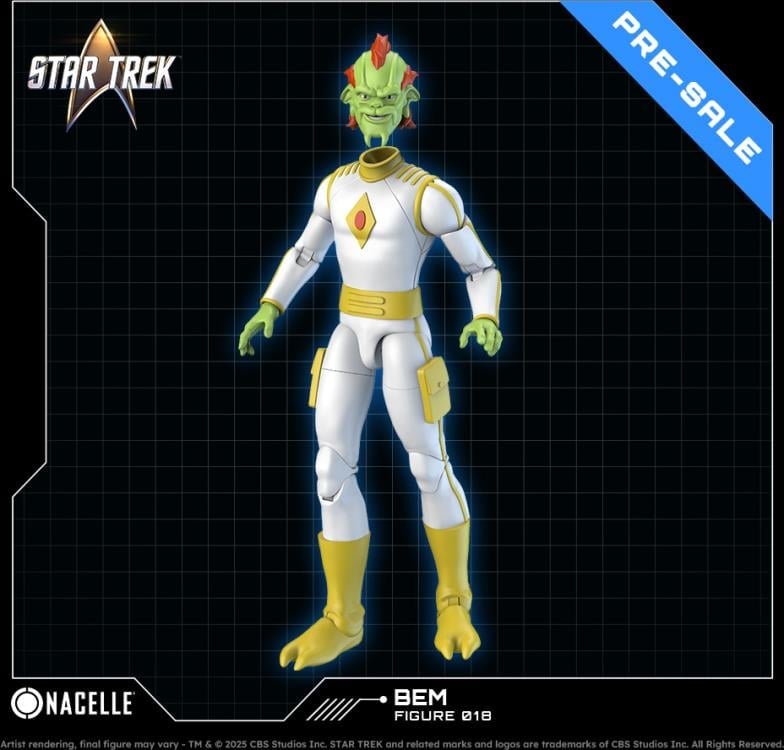 The Nacelle Company Star Trek: The Animated Series Commander Bem 1/10 Scale Action Figure - View 3