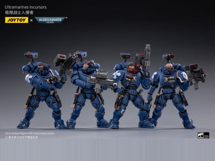 JoyToy Warhammer 40K Ultramarines Infiltrators Box of 4 1/18 Scale Figures - View 11