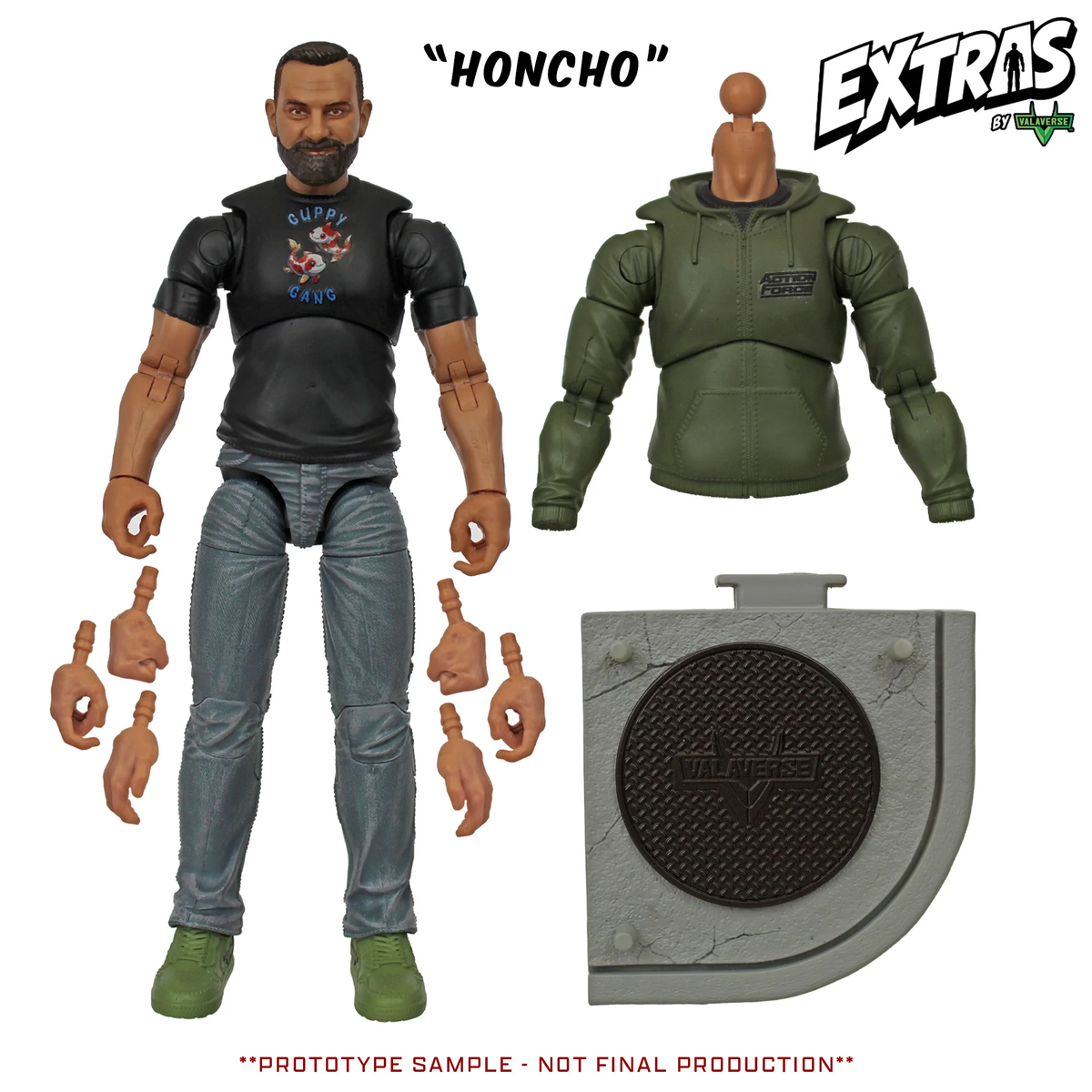 Valaverse Extras Honcho 1/12 Scale Plastic Action Figure - View 5
