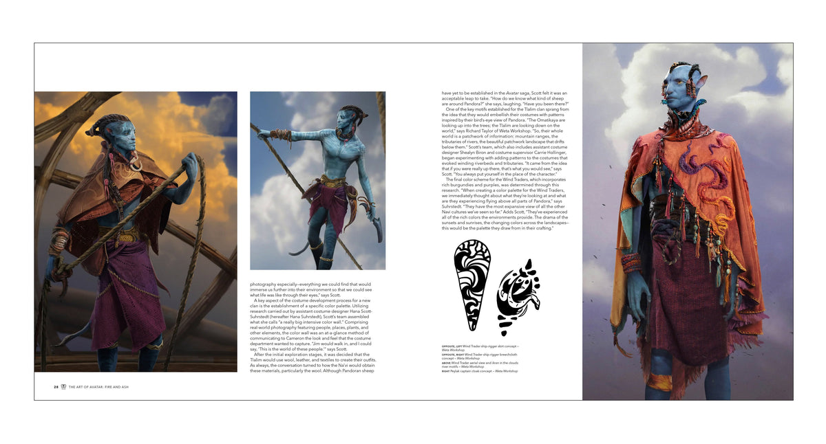 DK Publishing The Art of Avatar Fire and Ash Art Book - View 3