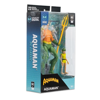McFarlane Toys DC Comics Aquaman (Classic) 7-Inch Action Figure with Digital Code - View 14