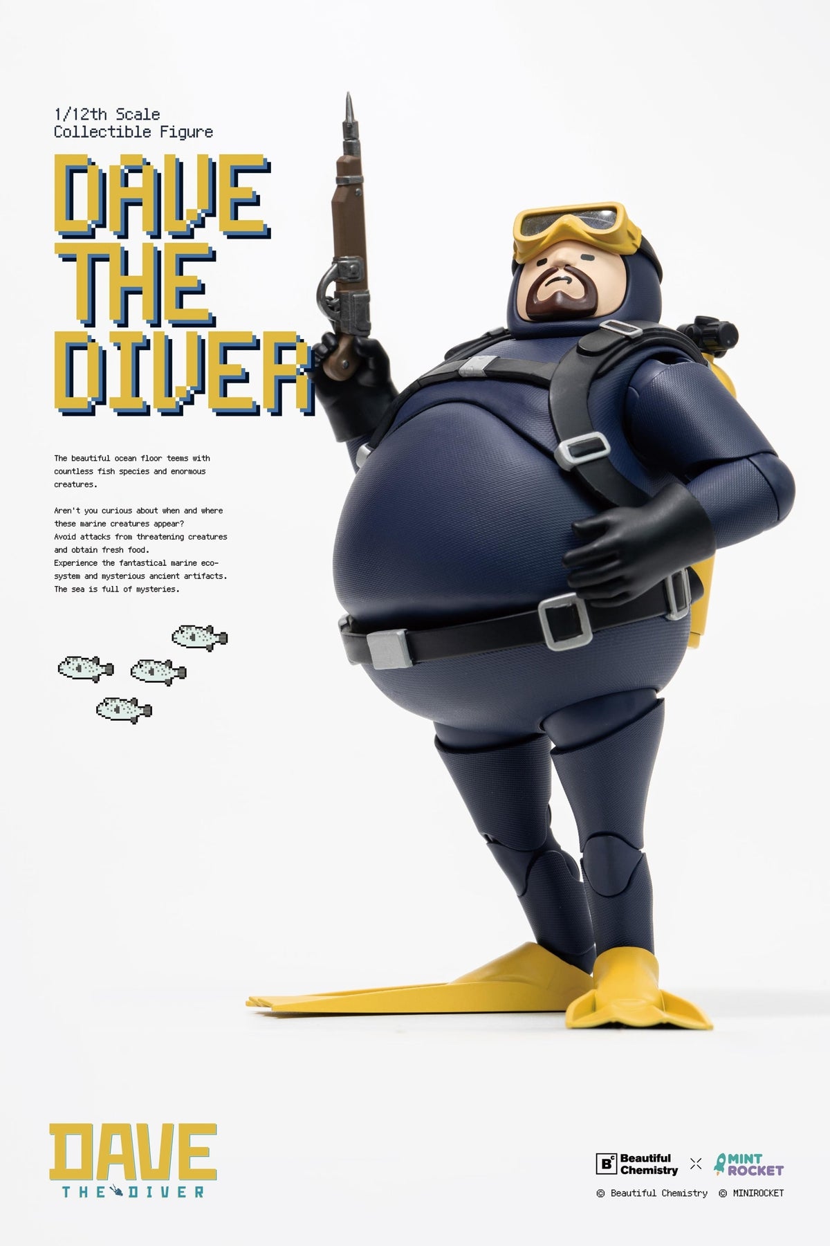 Beautiful Chemistry Dave the Diver 1/12 Scale 6-Inch Action Figure - View 8
