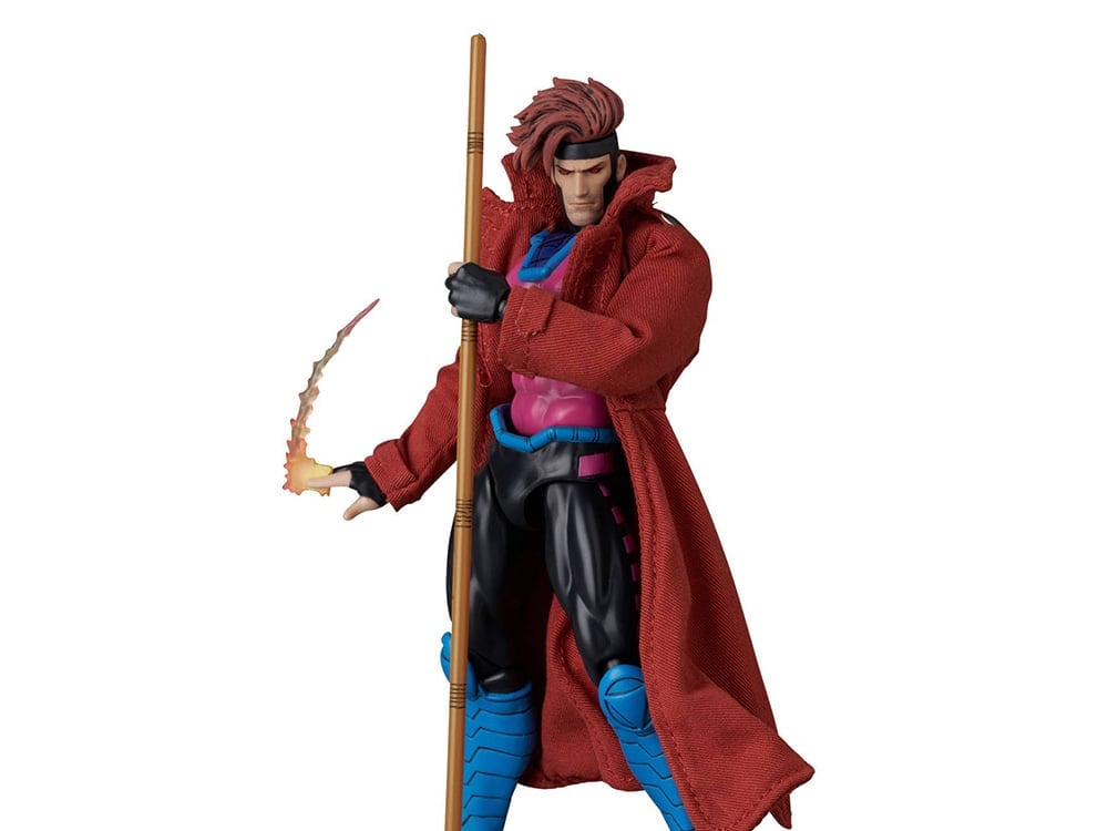 Medicom Toy MAFEX No.287 Marvel Comics Gambit (Comic Variant Ver.) Action Figure, 6-Inch - View 2