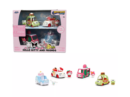 Jada Toys Hello Kitty and Friends Nano Hollywood Rides Four-Pack Die-Cast Vehicles - View 2