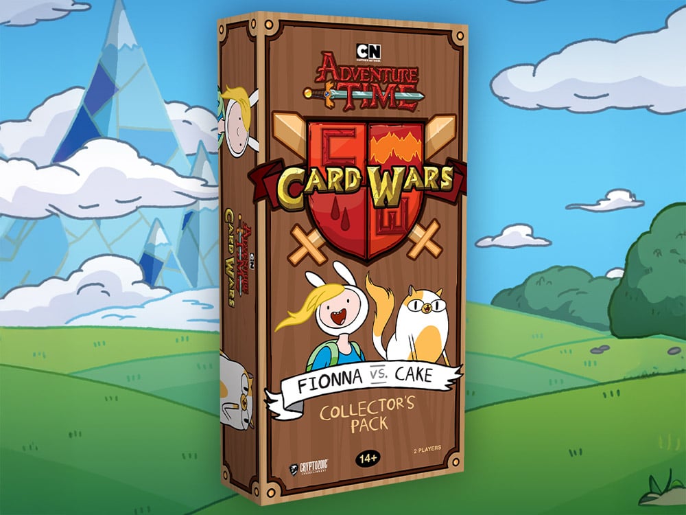 Cryptozoic Adventure Time Card Wars Collector's Pack Fionna vs. Cake Card Game Set - View 2
