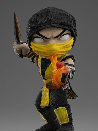 Iron Studios Mortal Kombat MiniCo Scorpion 6-Inch Collectible Figure