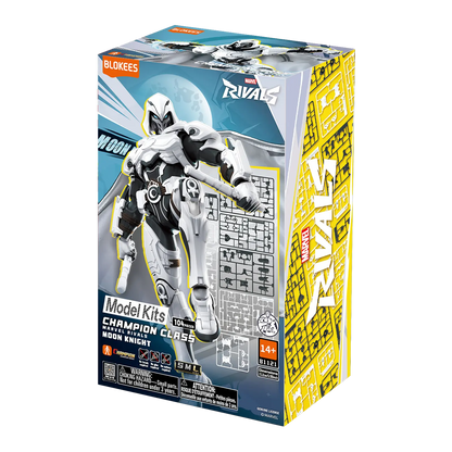 Blokees Marvel Rivals Champion Class CC10 Moon Knight Model Kit, 6-Inch - View 9