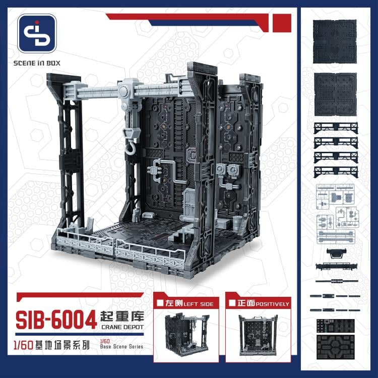 Fresh Retro Scene in Box Crane Depot 1/60 Scale Diorama Display - View 4