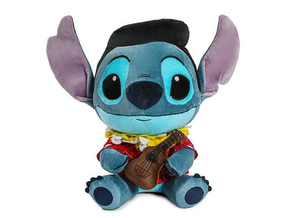 Kidrobot Lilo & Stitch HugMe Elvis Blue Hawaiian Stitch 14-Inch Shake Action Plush - View 2